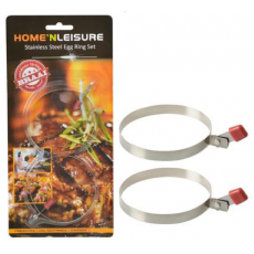 Home & Leisure Stainless Steel Egg Rings 